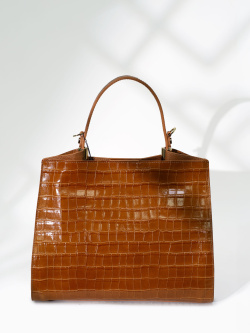 Сумка-тоут Gironacci gir2512 rico lux/vitello cuoio/legno