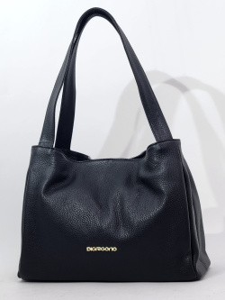 Сумка-тоут Di Gregorio gr9199 vitello nero oro