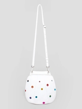 Мини-сумка Curanni cu2477 vitello multi bianco