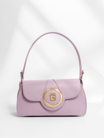 Сумка-багет Gironacci gir3222 vitello/calf lilla/pistacchio