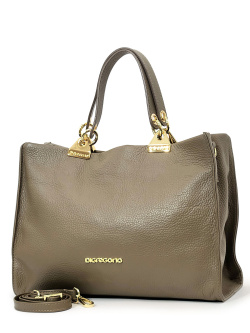 Тоут-шоппер Di Gregorio gr1974 vitello taupe oro
