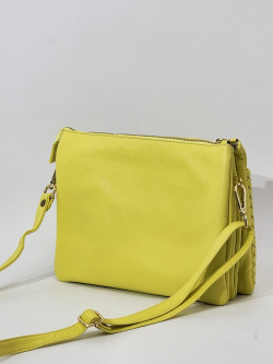 Клатч Di Gregorio gr3278 vitello giallo oro