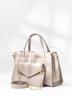 Сумка-тоут Loristella Muriel ls2823 light taupe