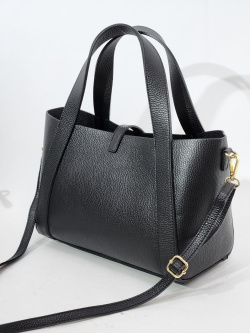 Тоут-шоппер Di Gregorio gr9203 vitello nero oro
