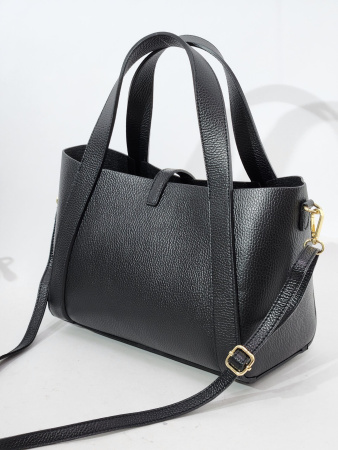 Тоут-шоппер Di Gregorio gr9203 vitello nero oro