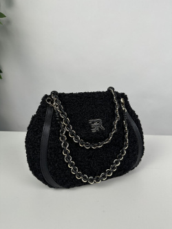 Мини-сэтчел Ermanno Scervino Veda Fur sce12402035 black