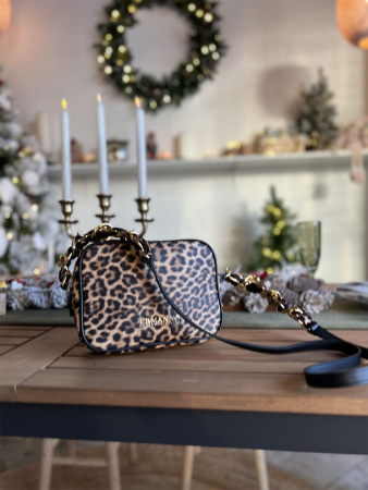 Сумка-боулер Ermanno Scervino Mavis sce12401418 leopard