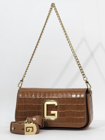 Сумка-багет Gironacci gir2290 rico lux/vitello/calf cuoio/legno