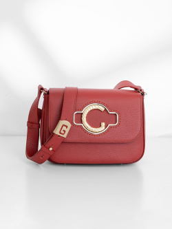 Сэтчел Gironacci gir3111 vitello/calf rosso india/lilla