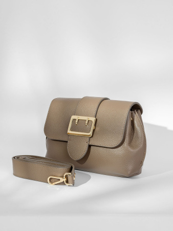 Сумка-багет Steffalini st1139 vitello taupe v1