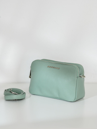 Сумка-багет Di Gregorio gr8798 vitello menta argento