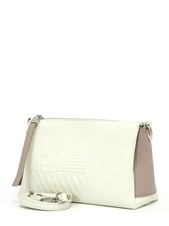 Сумка-багет Sara Burglar sb2324 bufalo run bianco/taupe