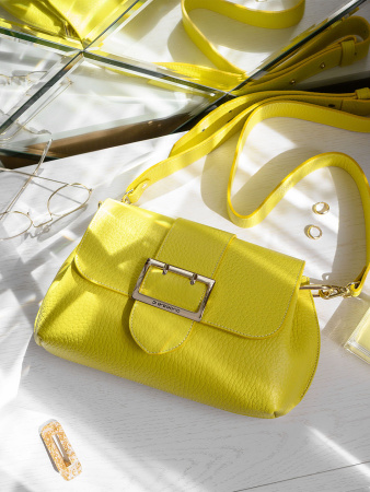 Сумка-багет Di Gregorio gr8745 zodiaco giallo oro