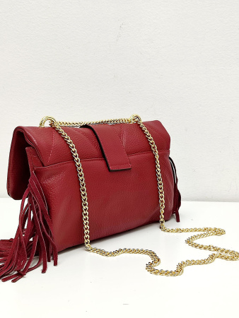 Сумка-багет Steffalini st0614 vitello bordo