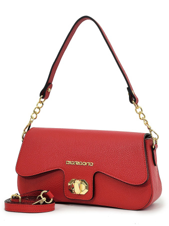 Сумка-багет Di Gregorio gr8836N vitello rosso oro