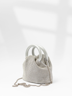 Мини-сумка Alex Max am2105 silver