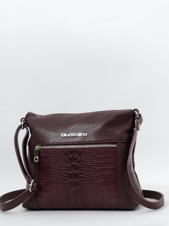 Сумка Di Gregorio gr9142 vitello bordo argento