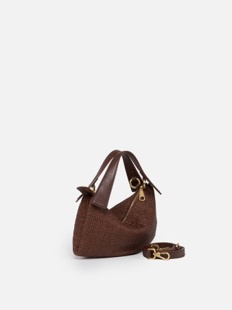 Сумка-хобо Arcadia Roxanne ar5613 dollaro/raffia cognac