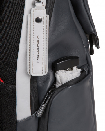 Рюкзак Piquadro Urban CA5543UB00/GRN серый/черный натур.кожа