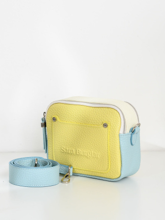 Мини-боулер Sara Burglar sb916 giorgia bufalo giallo/marine/bianco