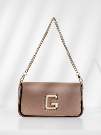 Сумка-багет Gironacci gir2290 vitello/calf camel/viola