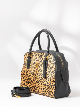Сумка-боулер Ermanno Scervino Anita Leo sce12402061 leopard