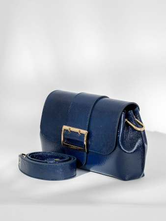 Сумка-багет Di Gregorio gr8745 naplak blu oro