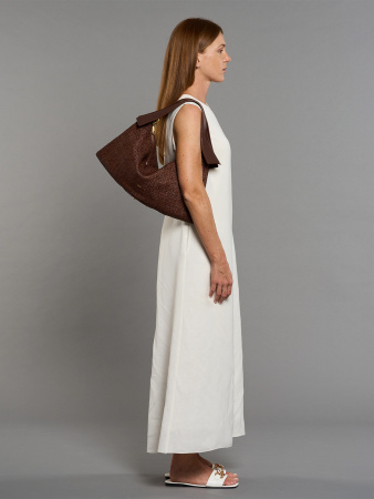 Сумка-хобо Arcadia Roxanne ar5612 dollaro/raffia cognac