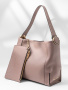 Сумка-тоут Carlo Salvatelli cs762 double taupe