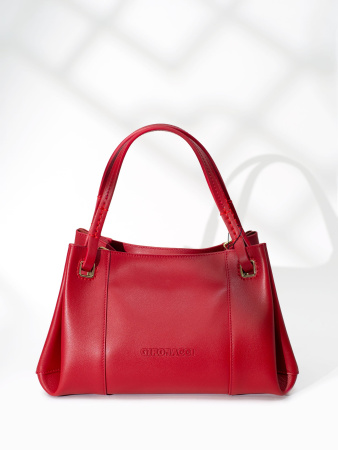 Сумка-тоут Gironacci gir3350 vitello soft/venere rubino