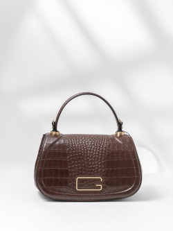 Сэтчел Gironacci gir3141 krokis/vitello marrone/t.moro