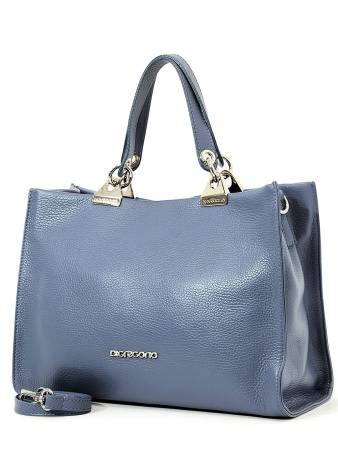 Тоут-шоппер Di Gregorio gr1974 vitello atlantide argento