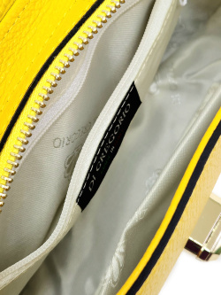 Сумка-багет Di Gregorio gr8836N vitello giallo oro