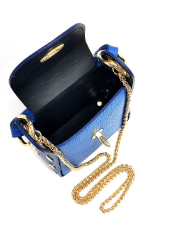 Мини-сэтчел Steffalini st1501 vitello bluette