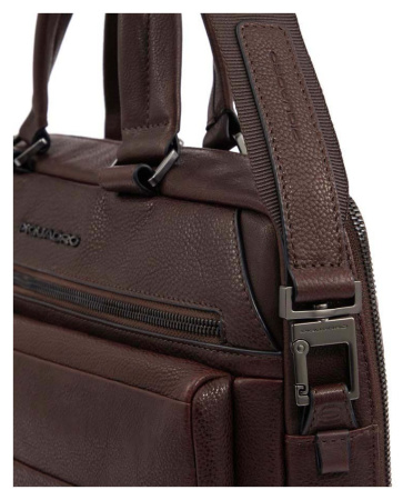 Портфель Piquadro Paavo CA4098S122/TM темно-коричневый натур.кожа