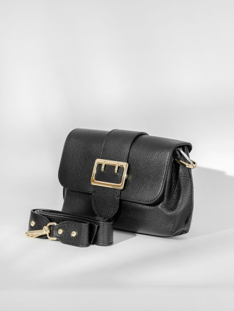 Сумка-багет Steffalini st1139 vitello nero v1