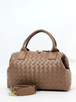 Сумка-боулер Steffalini st5382 intrecciato cuoio