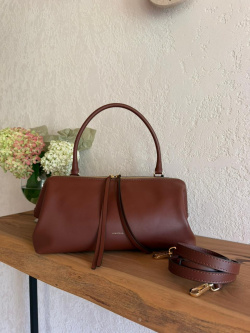 Сумка-боулер Loristella ls3195 cognac