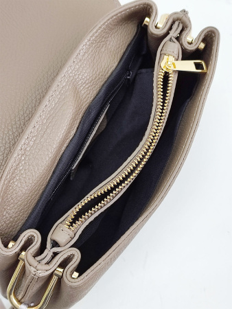 Сумка-багет Steffalini st1139 vitello taupe v1