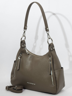 Сумка-тоут Di Gregorio gr9201 vitello taupe argento