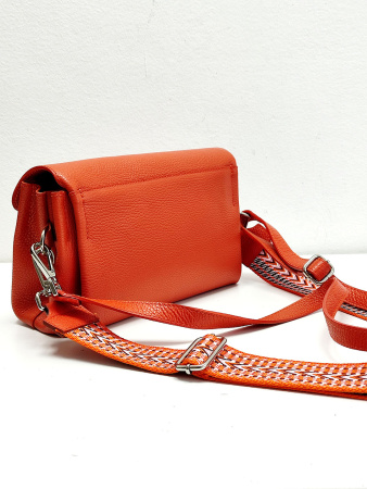 Сумка-багет Steffalini st4128 vitello arancio