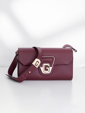 Сумка-багет Gironacci gir3211 vitello/calf vino/lilla