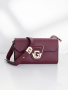 Сумка-багет Gironacci gir3211 vitello/calf vino/lilla