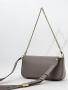 Сумка-багет Gironacci gir2290 vitello/calf taupe/cuoio