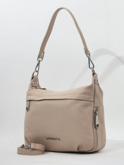 Сумка-хобо Di Gregorio gr9141 vitello nude argento