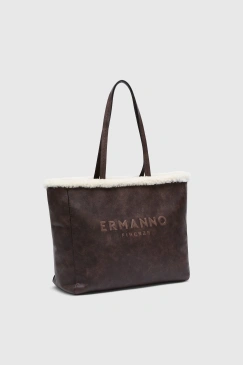 Сумка-тоут Ermanno Scervino Vanessa Fur sce12401988 t.moro