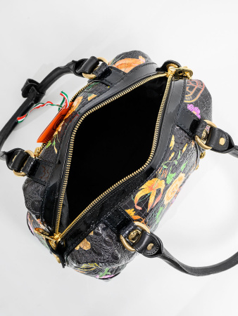 Сумка-боулер Marino Orlandi mo4670 cocco fiori nero