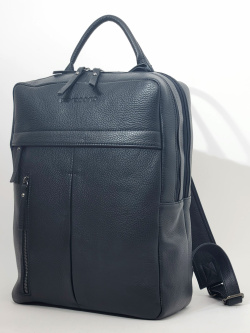 Рюкзак Di Gregorio gr304 vitello nero argento