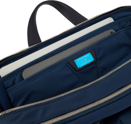 Деловая сумка Piquadro PQ-RY CA6117RY/BLU синий нейлон