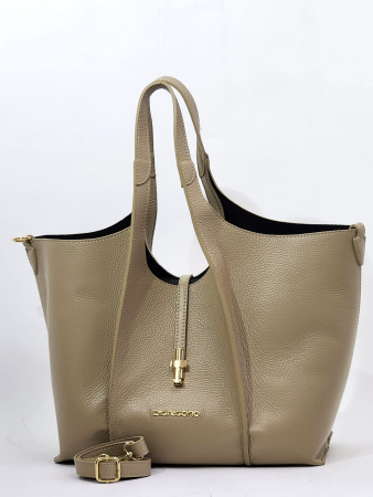 Шоппер Di Gregorio gr9169 vitello cappuccino oro